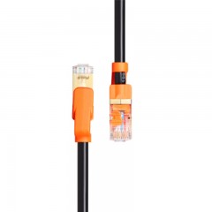 ☆包尔星克 POWERSYNC CLN7GAR0010 CAT7超七类网线 圆线 双色 抗摇摆 双屏蔽 双绞 黑色 1米