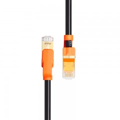 ☆包尔星克 POWERSYNC CLN7GAR0005 CAT7超七类网线 圆线 双色 抗摇摆 双屏蔽 双绞 黑色 0.5米