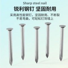 ☆海乐 HAILE ZD-8-100圆形钢钉线卡电线卡网线卡管卡固线钉压线卡8MM 100只装