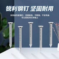 ☆海乐 HAILE ZD-10-100圆形钢钉线卡电线卡网线卡管卡固线钉压线卡10MM 100只装