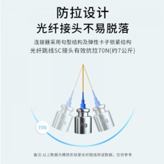 ☆博扬 BOYANG BY-3221SM 电信级光纤跳线ST-ST 3米 单模单芯