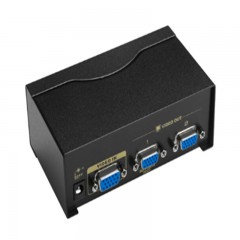 ☆博扬 BOYANG BY-502 高清视频VGA一分二分频器 笔记本电脑电视显示器 1拖2分屏器 500MHZ