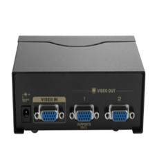 ☆博扬 BOYANG BY-502 高清视频VGA一分二分频器 笔记本电脑电视显示器 1拖2分屏器 500MHZ