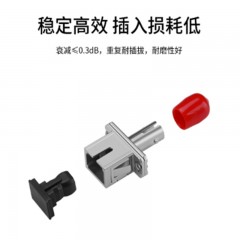 ☆博扬 BOYANG BY-F21 电信级ST-SC耦合器 ST-SC接口 光纤法兰盘适配器