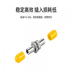 ☆博扬 BOYANG BY-F22 电信级ST耦合器 ST小D型接口 光纤法兰盘适配器