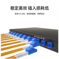 ☆博扬 BOYANG BY-F55 电信级LC耦合器 单工LC接口 光纤法兰盘适配器