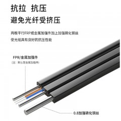 ☆博扬 BOYANG BY-PX1802 皮线光纤 1000米/轴 黑色