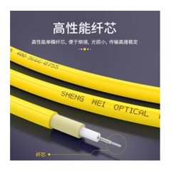 ☆胜为 SHENGWEI FSC-106 电信级光纤跳线 ST-SC单模单芯 收发器尾纤 3米