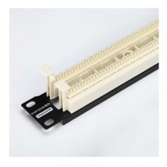 ☆胜为 SHENGWEI TDF-100 工程级110语音配线架100对 1U机架式高端镀金电话配线架 110配线架跳线架