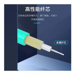 ☆胜为 SHENGWEI FOC-1050 电信级万兆光纤 OM3网线LC-LC光纤尾纤 5米