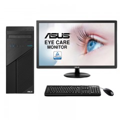 ☆华硕（ASUS） D系列 D701TA （I3-10100/8GB/1TB+128GB SSD/集成显卡/DOS或LINUX/21英寸/3年） 台式机