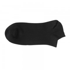 ☆苏宁极物 5双装 女士抗菌防臭双针全棉船袜 黑色