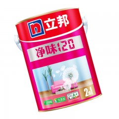 ☆立邦 净味120二合一无添加油漆涂料内墙乳胶漆墙面漆5L