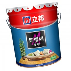 ☆立邦 净味美得丽墙面漆白色净味内墙乳胶漆油漆涂料18L