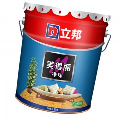 ☆立邦 净味美得丽墙面漆白色净味内墙乳胶漆油漆涂料18L