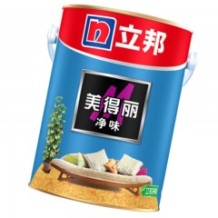 ☆立邦 净味美得丽墙面漆白色净味内墙乳胶漆油漆涂料5L