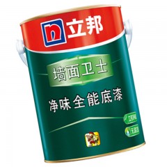 ☆立邦 漆内墙乳胶漆底漆油漆涂料墙面卫士净味全能底漆白色5L