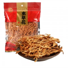 绿帝 蛹虫草食用菌孢子头大 煲汤食材 虫草花138g 单位：袋