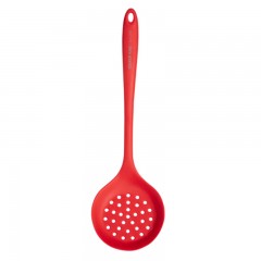 炊大皇-LS1003-小红硅胶漏勺-单位：个