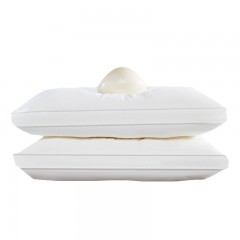 罗莱-LUOLAI-家纺-枕头枕芯-五星级酒店枕科技阻螨抗菌纤维枕-One+科技阻螨抗菌酒店舒弹枕-中-单位：个