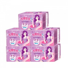 七度空间 卫生巾姨妈巾纯棉日用+夜用+护垫【5包】混合组装（单位：组）