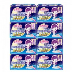 七度空间 10包少女系列卫生巾丝柔超薄姨妈巾全夜用