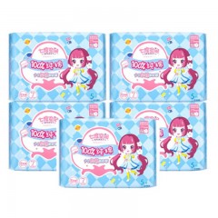 七度空间 10包少女系列卫生巾丝柔超薄姨妈巾全夜用