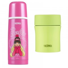 膳魔师 不锈钢保温杯 男女商务儿童卡通套装组JBM-500+FDX-350