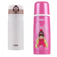 膳魔师 不锈钢保温杯 男女商务儿童卡通套装组TCMB-400+FDX-350