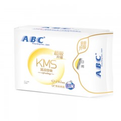 ABC 卫生巾轻透薄棉柔透气贴身姨妈巾全日用240mm*9包套装C3