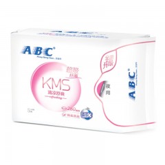 ABC  卫生巾棉柔超吸纤薄日夜用姨妈巾280mm 8片装