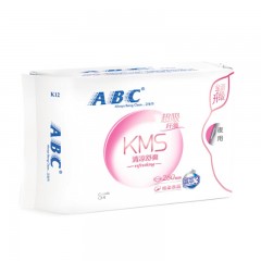 ABC  卫生巾棉柔超吸纤薄日夜用姨妈巾280mm 8片装