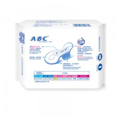 ABC  卫生巾棉柔超吸纤薄日夜用姨妈巾280mm 8片装