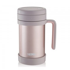 膳魔师 高真空保温办公杯 TCMF-501 浅银红