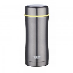 膳魔师/THERMOS 400ml 带滤网 不锈钢保温杯  灰色 TCCG-400
