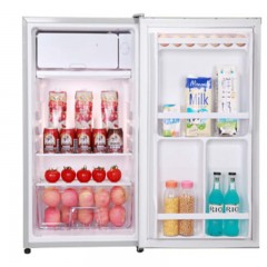 万宝 WANBAO 92升单门保鲜小冰箱冷藏微冻节能静音环保内胆银色BC-92DA