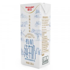 德亚-全脂高钙有机纯牛奶-200ml*10盒-单位：箱
