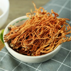 绿帝 蛹虫草食用菌孢子头大 煲汤食材 虫草花138g 单位：袋