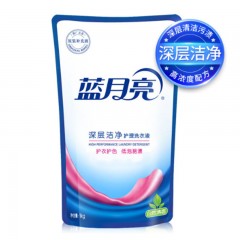 蓝月亮-深层洁净护理洗衣液袋装薰衣草香-1kg-单位：袋-起订量6袋