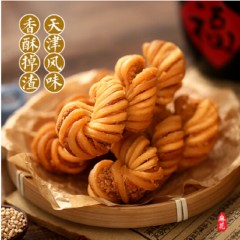 百草味 津酥大麻花120g*3 单位：袋