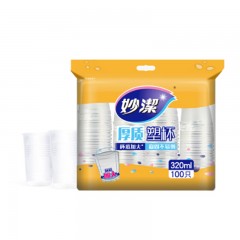 妙洁-COOL-酷杯320ml-100只装-单位：个-起订量10包
