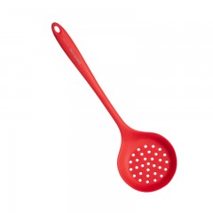 炊大皇-LS1003-小红硅胶漏勺-单位：个