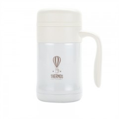 膳魔师 真空不锈钢咖啡杯TCMG-370 象牙白/咖啡棕