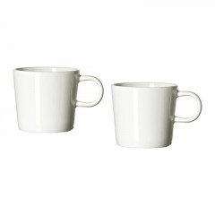 斯德哥尔摩 意式咖啡杯2件, 白色  10288317