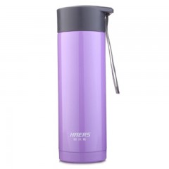 哈尔斯 居家真空不锈钢保温杯创意便携女士提手茶杯大容量儿童水杯  LW-350-17