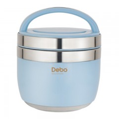 德铂（Debo）-DEP-741-哈里 (保温饭盒)-1.5L-蓝色-单位：个