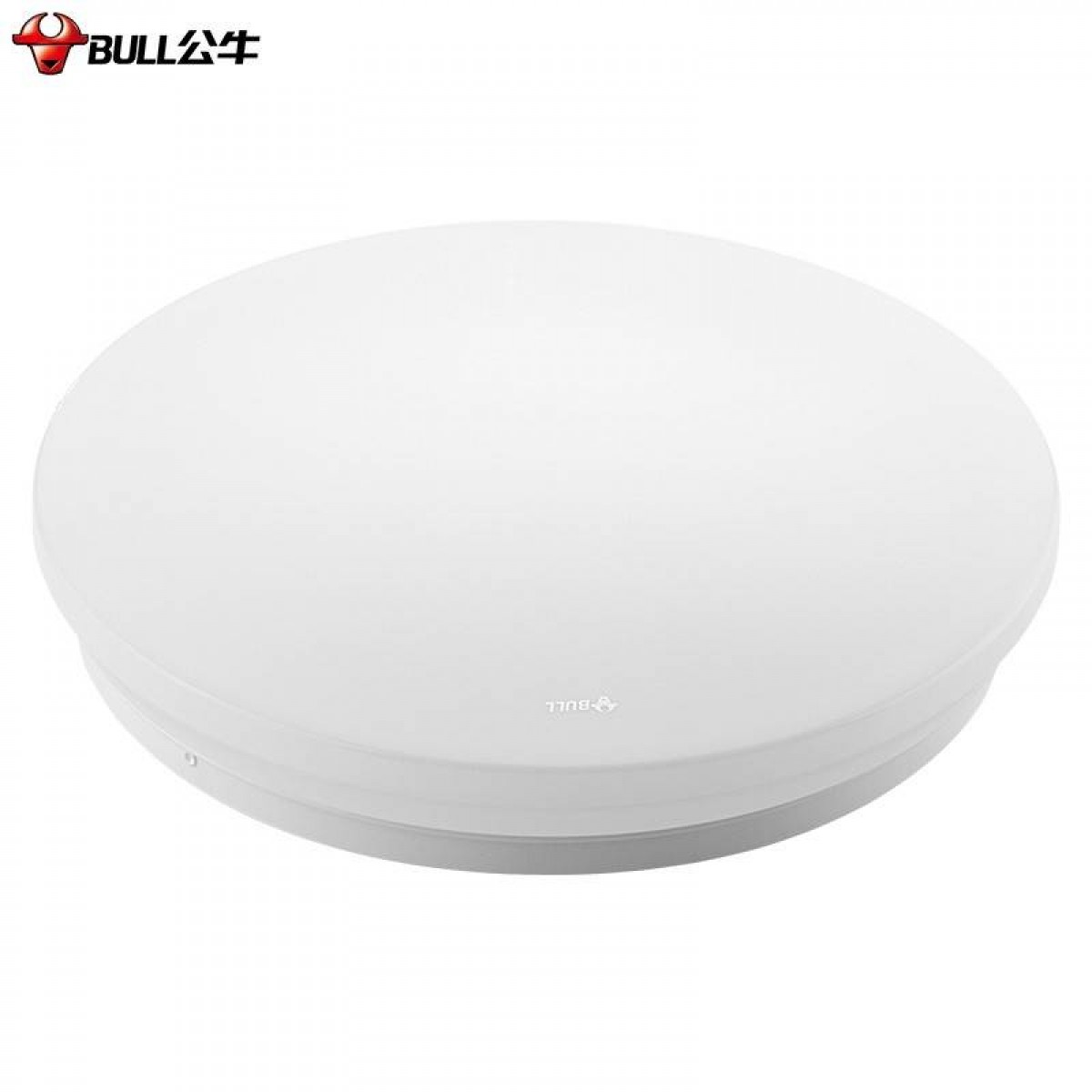 公牛（BULL）吸顶灯 全白圆形灯客厅灯卧室灯过道灯现代简约 单位：盏（白色12W色温5700K）