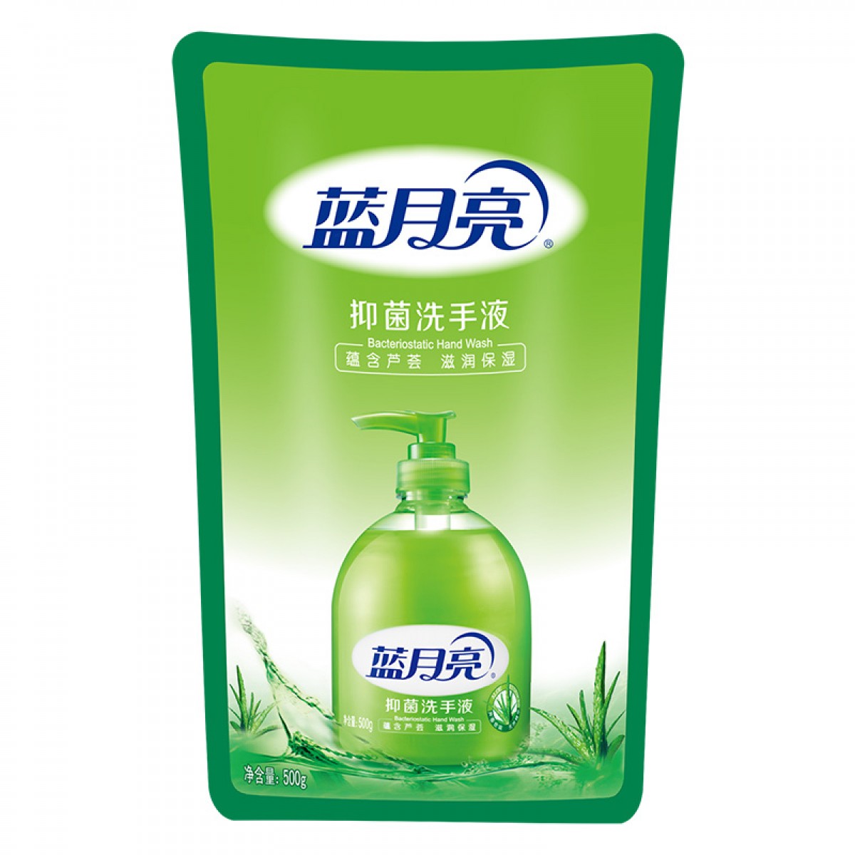 蓝月亮 500g 芦荟抑菌洗手液 12袋/箱起订 计价单位:袋