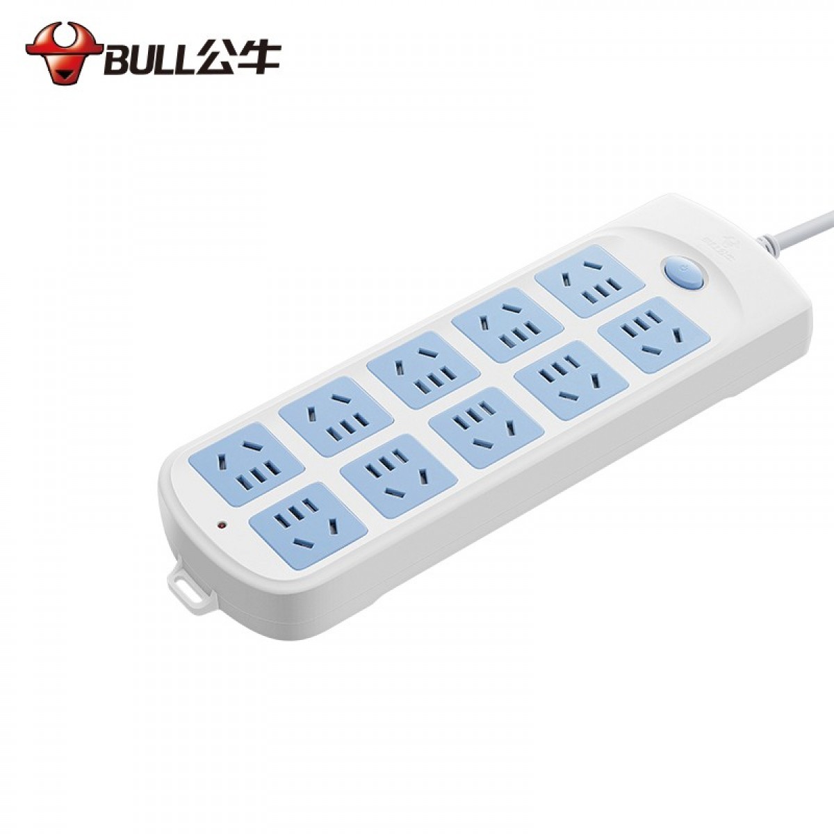 公牛（BULL） 超功率过载保护 新国标/插线板/插排/排插/接线板 GN-605 10位总控全长5米