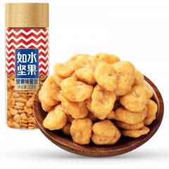 如水 蟹黄味蚕豆300g/罐 特色风味小吃 宅家追剧办公休闲零食